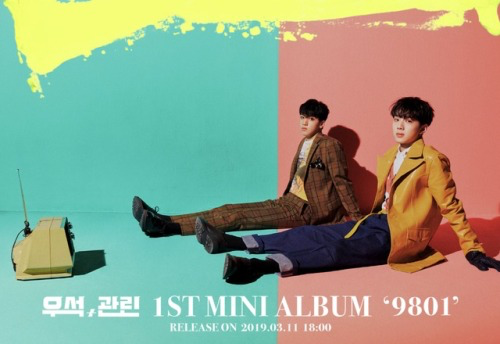woose0kpics's tweet photo. 우석X관린 1st Mini Album [9801] 🌟

Concept Image 1

2019.03.11. 18:00 (KST)

#PENTAGON #펜타곤 #우석 #WOOSEOK #ウソク #정우석 #WOOSEOKXKUANLIN #우석X관린_9801 https://t.co/Aefdlv7fAb