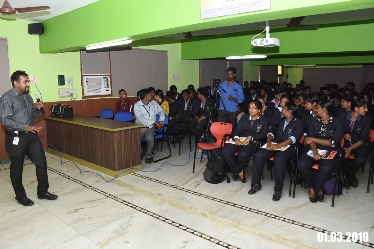 veltechmt's tweet photo. Guest Lecture was organised by CSE Department on Recent Trends in Software Testing on 01.03.19 https://t.co/3UbG1PSwIa