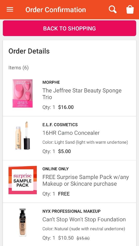 mollie07's tweet photo. When you watch too many @JeffreeStar videos at work...somehow I just made an @ultabeauty order. Oops. 😬 #noregrets https://t.co/7SdODyuReL