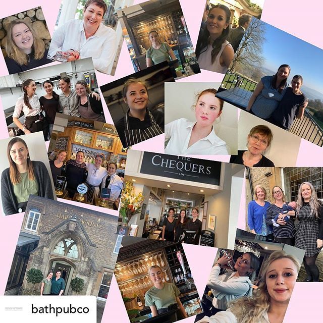 MarlboroughTav's tweet photo. Posted • @bathpubco Happy International Women's Day! Here are just some of the fantastic, hard working women we have working for the Bath Pub Company! #MarlboroughTavern #HareAndHounds #LocksbrookInn #Chequers #BathPubCo #InternationalWomensDay https://t.co/uesI9RBQY8 https://t.co/XRoKnekmVZ