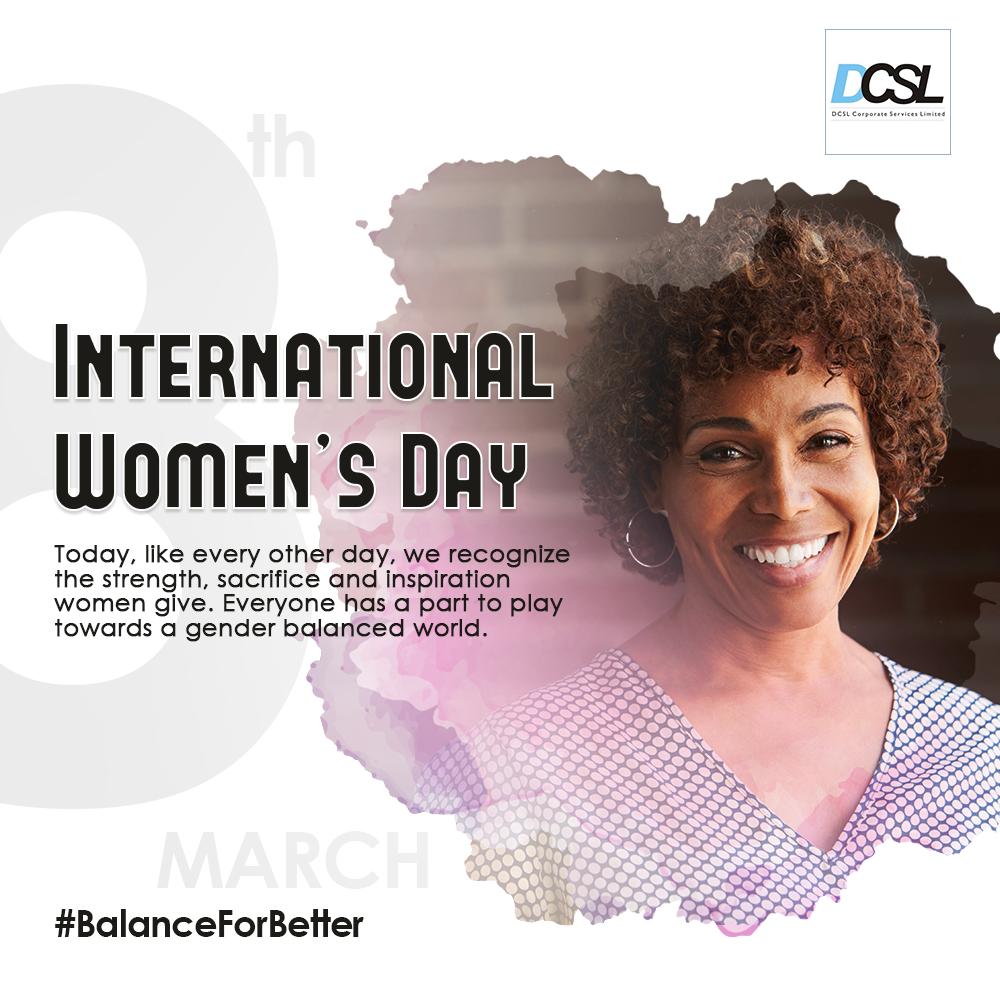 DCSLNigeria's tweet photo. Today, like every other day, we recognize the strengths, sacrifices and inspiration women give. Everyone has a part to play towards a gender balanced world. #BalanceForBetter
#IWD19 #1WD2019 #Women #genderbalance https://t.co/24cUEMNsKF