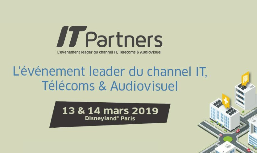 🎉 Dans le cadre de notre développement du marché indirect, nous vous rappelons que nous serons présents au Salon #itpartners 
🎁 Nous vous attendons au Stand A65 où nous organiserons un tirage au sort avec des cadeaux à gagner pour les personnes ayant visité notre stand !
