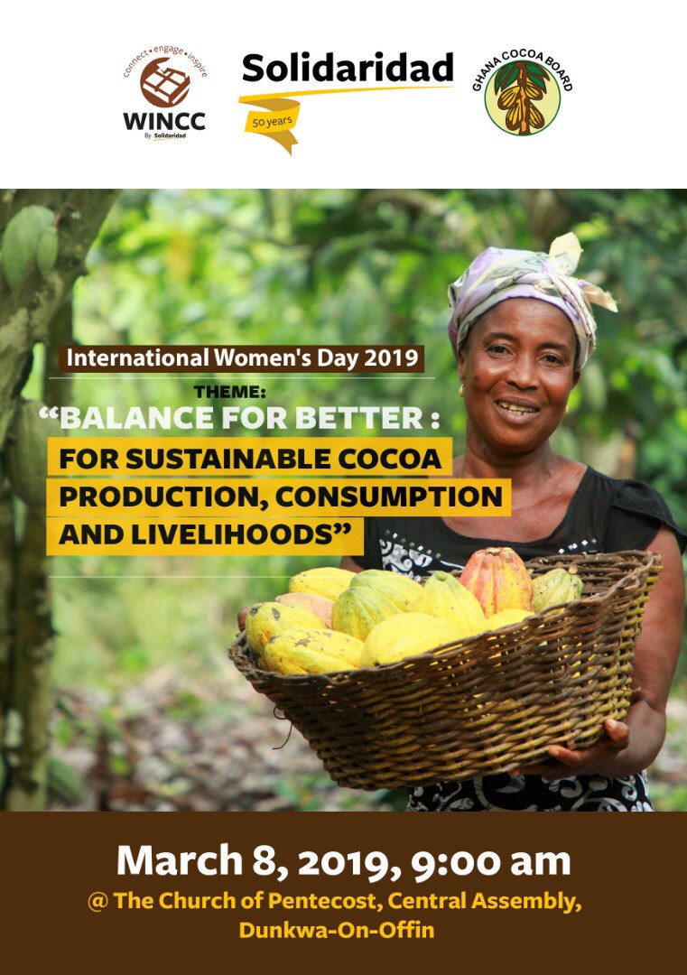 #InternationalWomensDay starting off great with a <a href="/WinccNetwork/">WINCC network</a> event in Ghana! #cocoa #chocolate