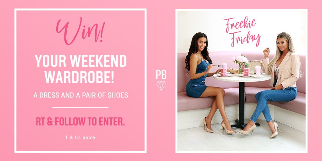 WANNA WIN AN OUTFIT FOR YOUR NEXT GAL'S NIGHT OUT? 💗🥂RETWEET and FOLLOW for your chance to win #FreebieFriday 😍