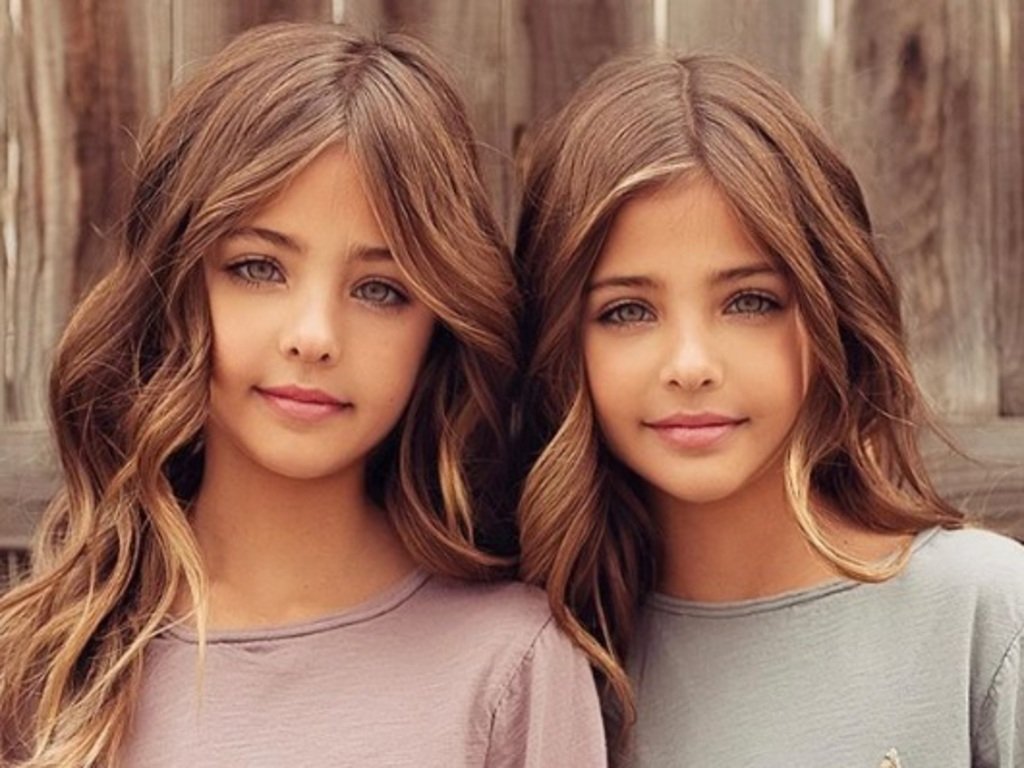 Eight-year-old twins dubbed ‘most beautiful girls in the world’. Twins ...