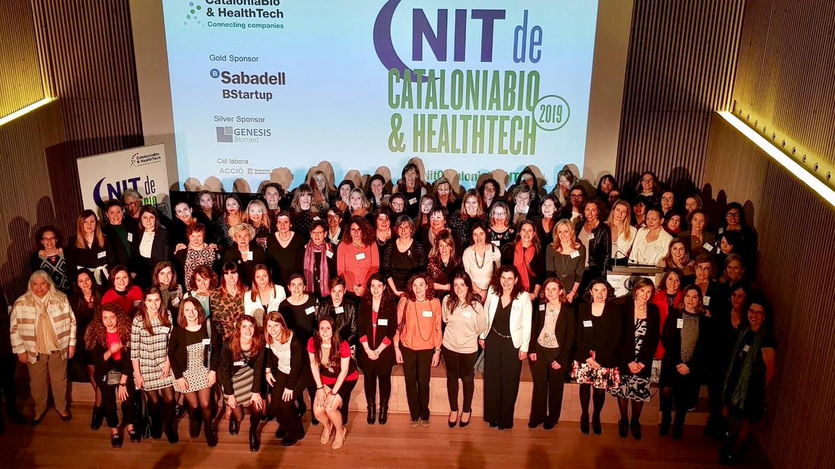 Proud of being part of this group of highly talented women that drive the life sciences and healthcare sector in the #BioRegionCatalunya!! #NitCataloniaBioHT #WomensDay  #FelizDiaDeLaMujer