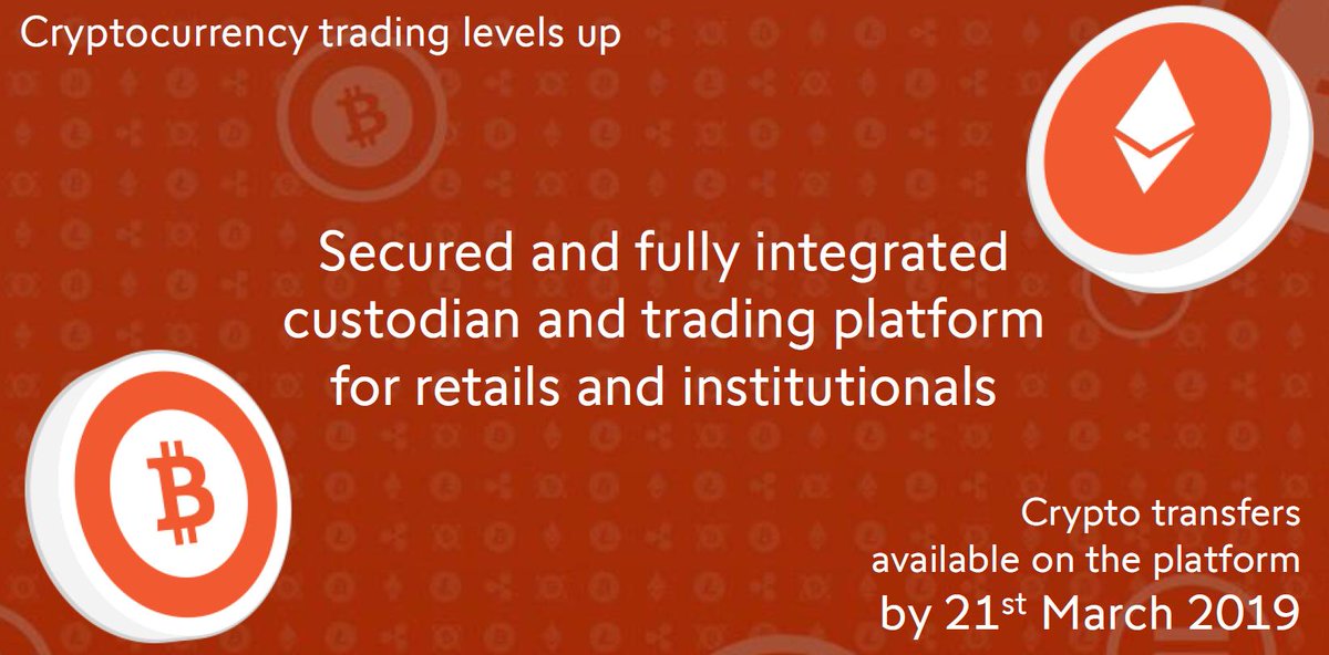 From March 21st, Clients will be able to transfer Cryptocurrencies to/from their Swissquote bank account.
#cryptocurrency #blockchain #swissquote