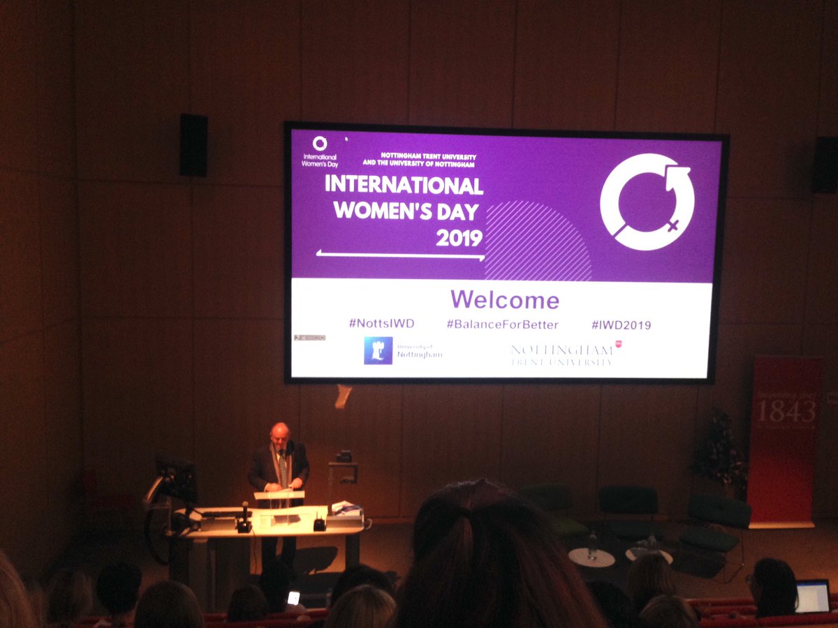 Prof Edward Peck - "Gender equality is everybody's business" #IWD2019 #NottsIWD #BalancedForBetter