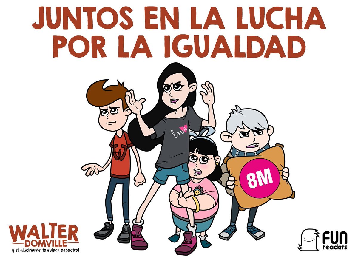 WalterDomville's tweet photo. Chicos y chicas, igual de protagonistas en la aventura de la vida. 🙌
#8M #Igualdad #Feminismo
https://t.co/p4Jm9DYmcE https://t.co/YqkRRYRqHF