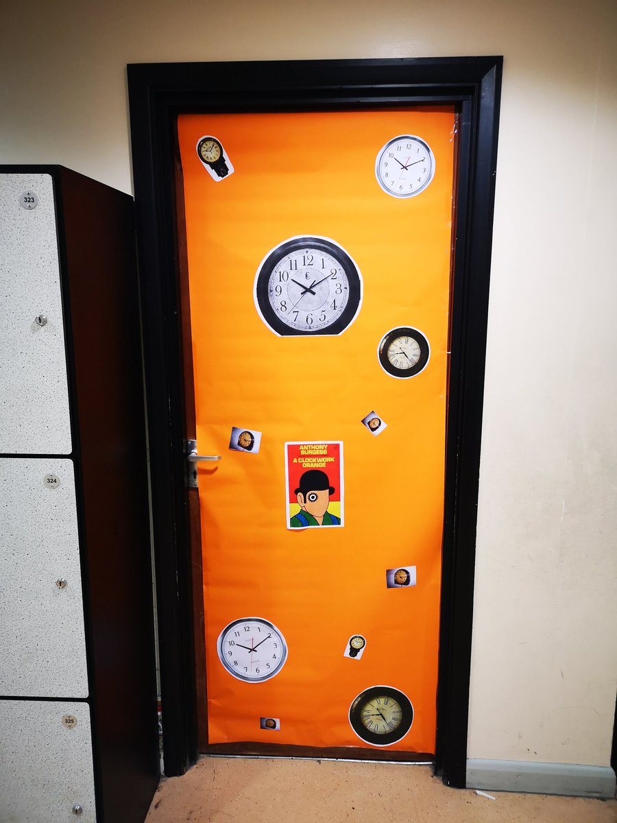 fccictdept's tweet photo. English department doors were amazing for world book day. https://t.co/OGVeXyI00Y