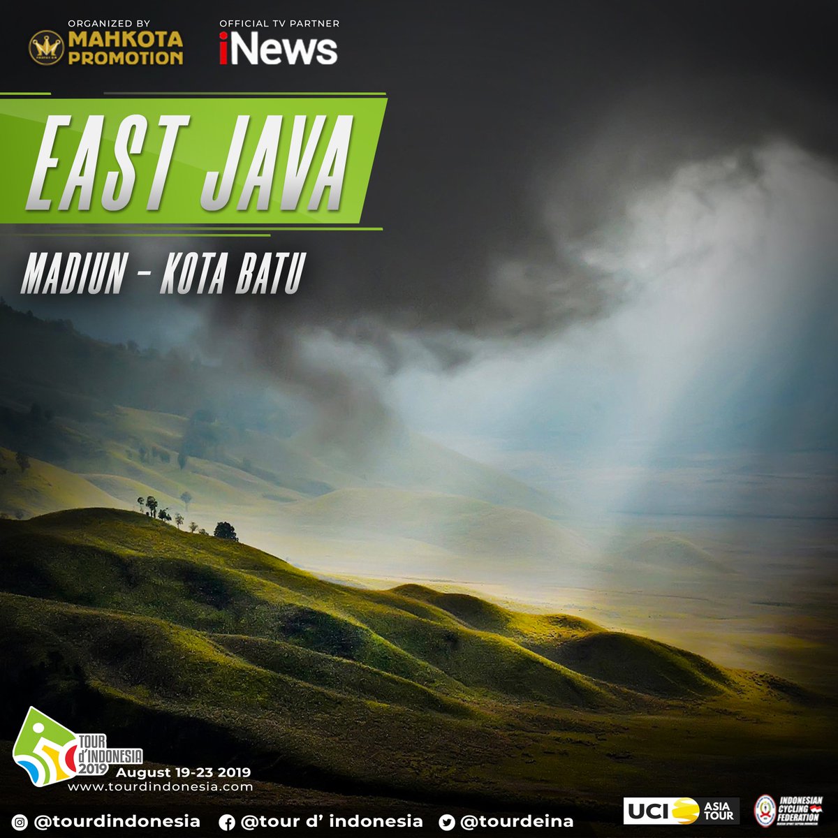 TourdeINA's tweet image. Pujon, one of the areas that will be passed by cyclists in Tour d'Indonesia located at strategic place and fertile soil. This region is also known as a center for dairy farmers in East Java.

 #tourdindonesia2019 #racetheelements #pujon #pujonkidul #eastjava #mahkotapromotion