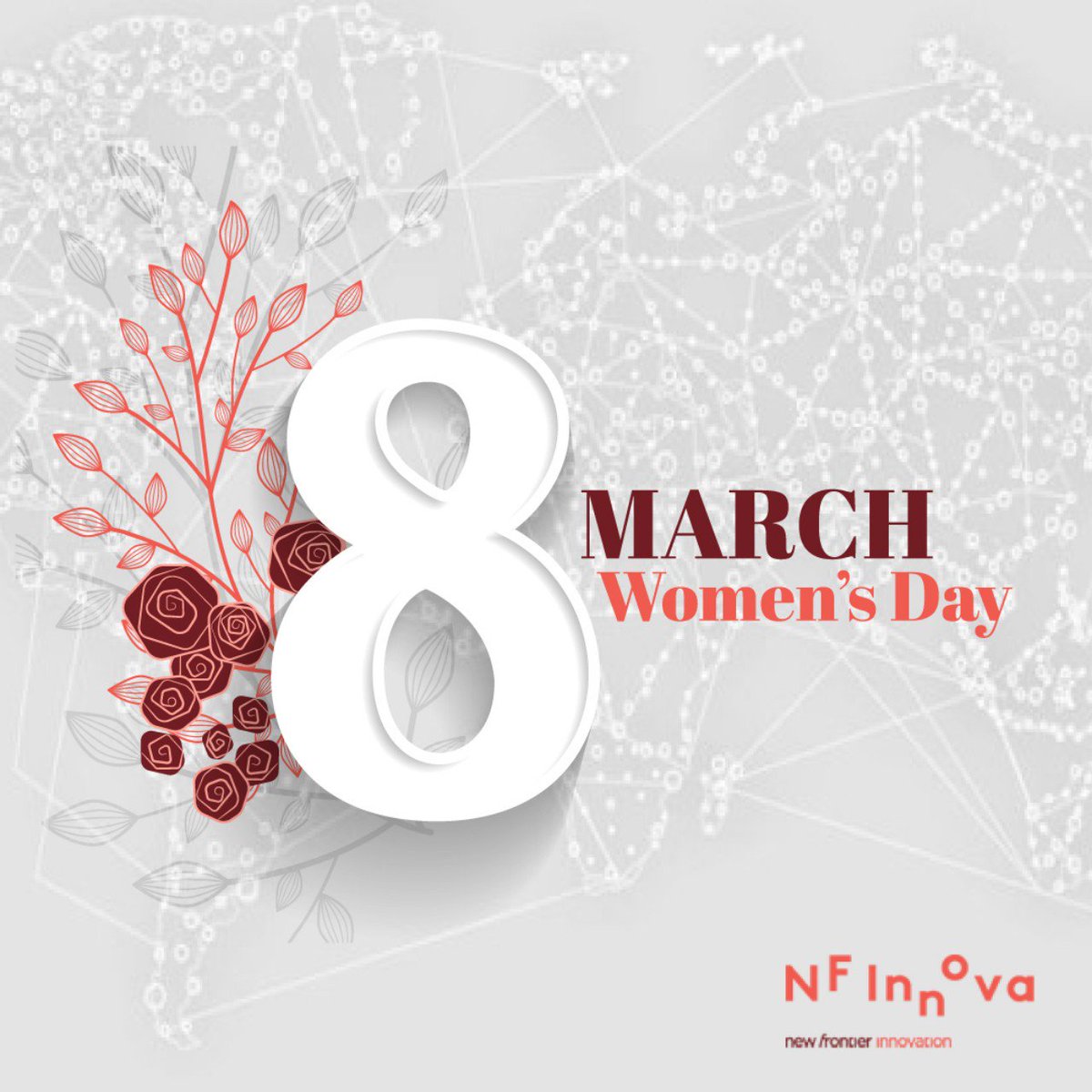 We are celebrating all the women today. Happy International Women's Day. #internationalwomensday #8march🌷 #nfinnova