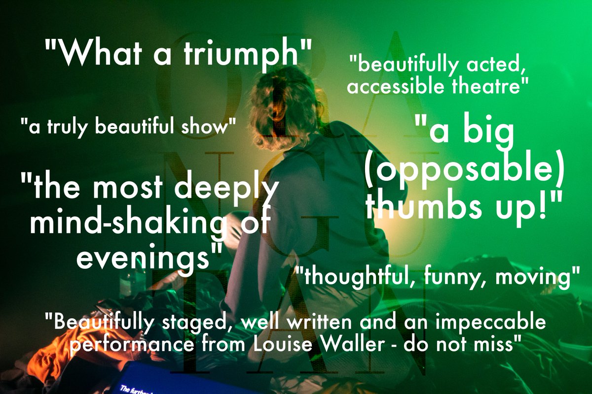 CupOfBrew's tweet photo. Here's some of the lovely things our audiences have been saying about #OrangutanPlay https://t.co/xF8M9DU6Cn
