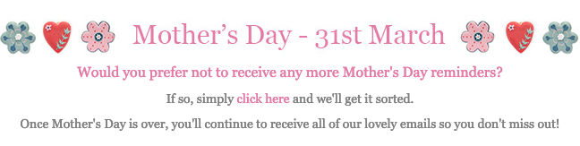 Impressively thoughtful email marketing from <a href="/biscuiteers/">Lynne Fudge</a>.  A temporary opt-out for those without a mum.
