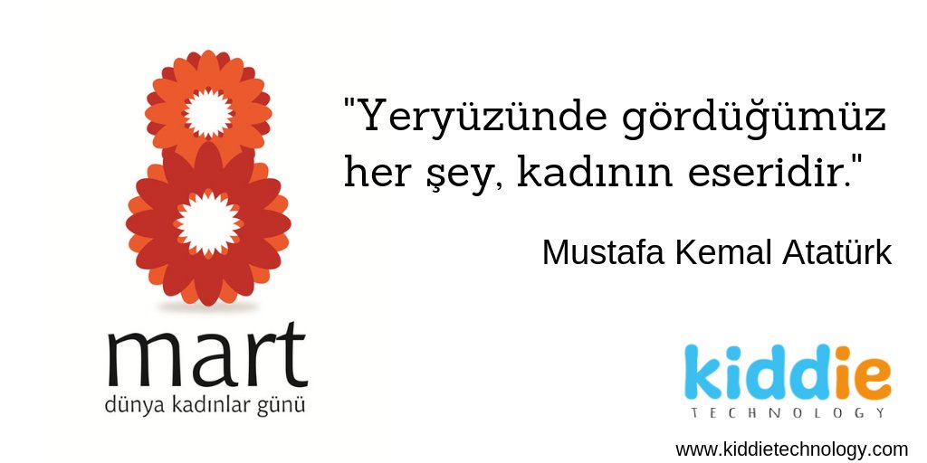 kidietechnology's tweet image. 8 Mart Dünya Kadınlar Günü kutlu olsun... 

#kiddie #techbology #8mart  #dünya #kadınlargünü  #kutluolsun #stem #robotik #kodlama #eğitim