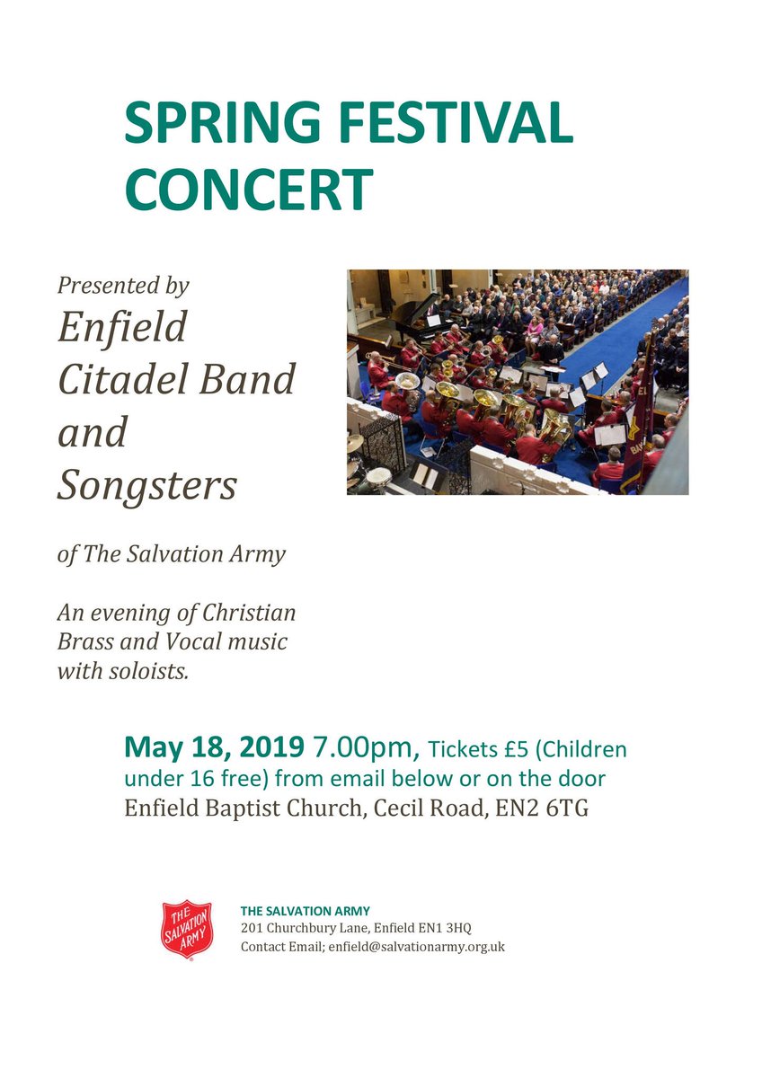 Enfield Citadel Band (@enfieldcitband) on Twitter photo 