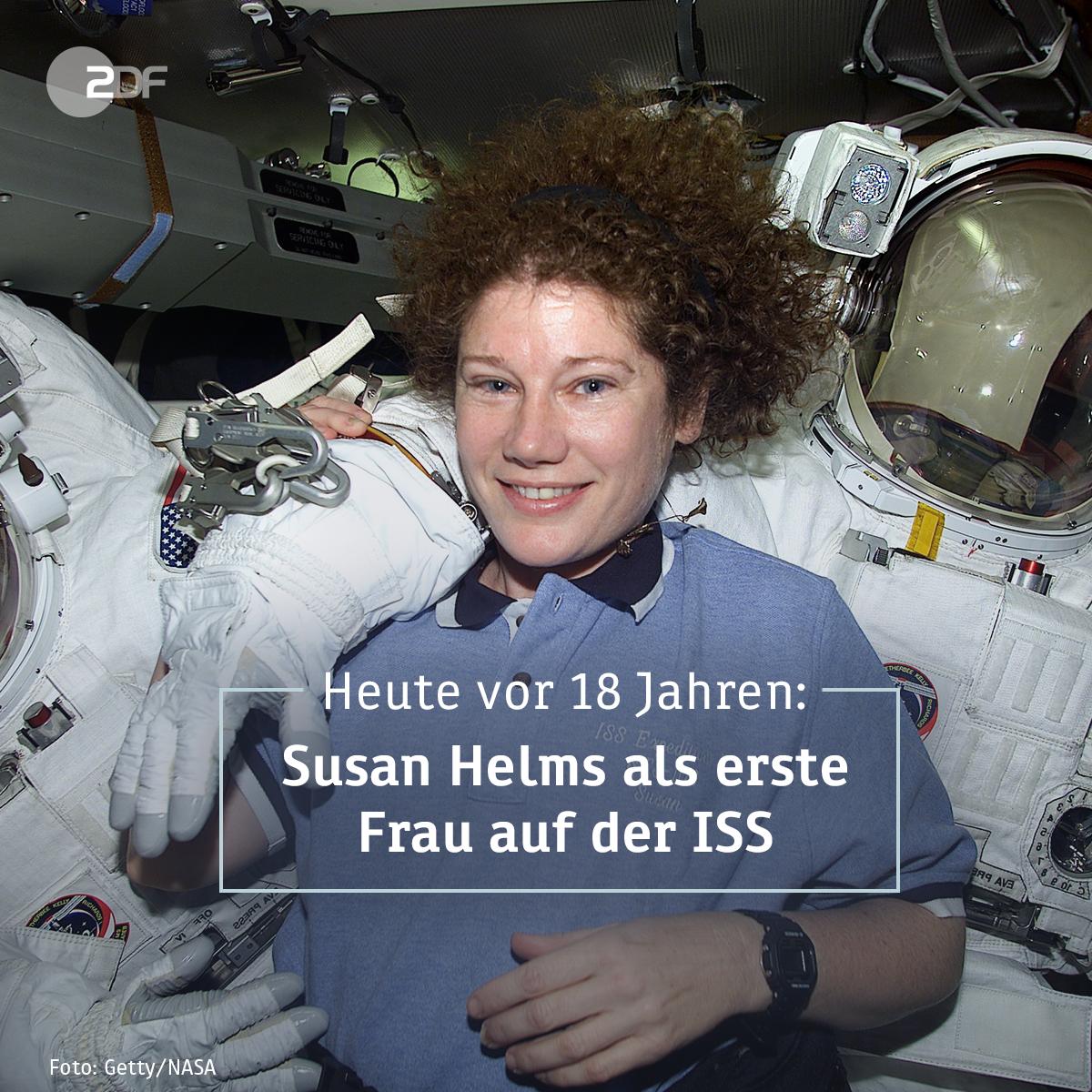 ZDFheute's tweet photo. Am internationalen #Frauentag: Heute vor 18 Jahren startete die US-Raumfähre #Discovery zur Internationalen Raumstation #ISS. An Bord: Die Amerikanerin #SusanHelms. https://t.co/Df7rPBEGxY