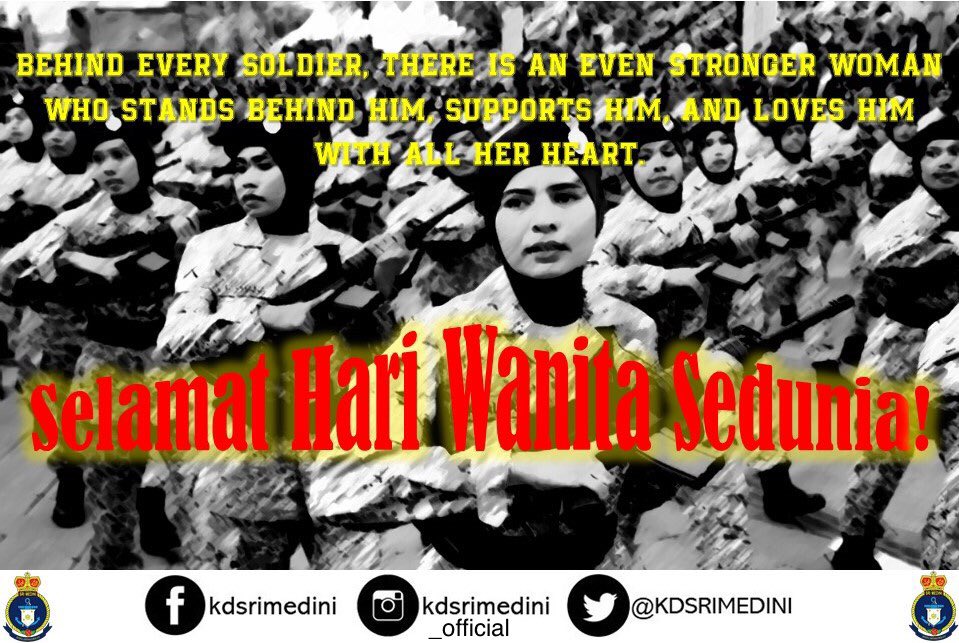 kdsrimedini's tweet photo. Happy Woman’s Day to all Wani-Tough around the globe!
#11ofUs
#navyreserves
#rmnvr
#psstldm
#psstldmofficial
#sediaberkorban
@PsstldmOfficial
@tldm_rasmi @Firstcopv3 https://t.co/EG3c4Q6oJT