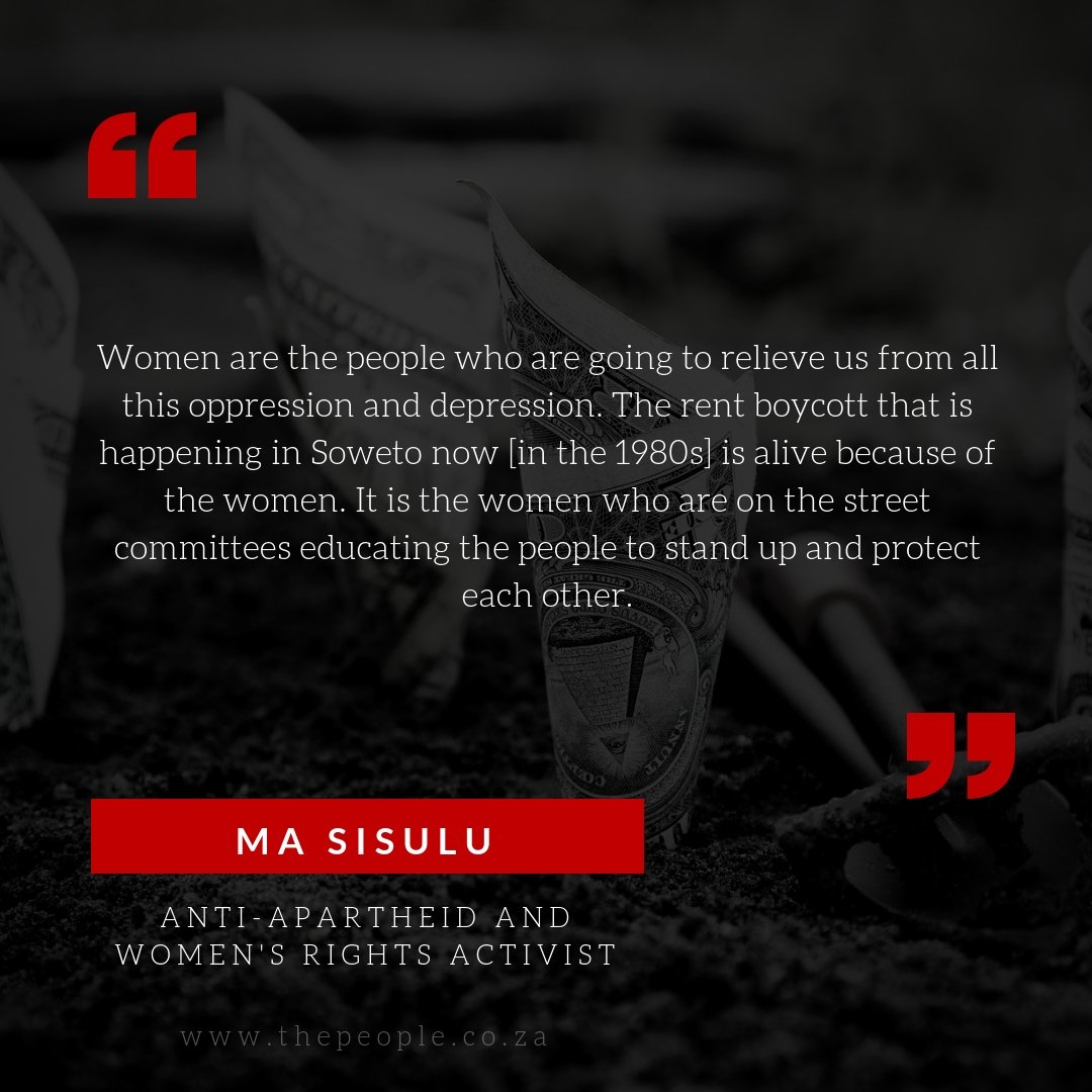 peoplestokvel's tweet photo. South African women can be summed up in one sentence: “You strike a woman, you strike a rock.”

Wathint’Abafazi Wathint’imbokodo!

In honour of International Women's Day, let us draw inspiration from some of our most powerful and inspirational women. https://t.co/djazZeYiOo