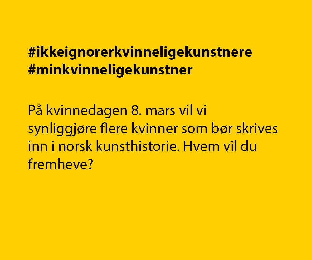 nbk_billedkunst's tweet photo. Innkjøp til museum og samlinger: Tall fra 2010 viser at i faste utstillinger i kunst- og kulturhistoriske museum var under 11 prosent av arbeidene laget av kvinnelige kunstnere. 

#ikkeignorerkvinneligekunstnere
#minkvinneligekunstner https://t.co/7sxww4KL2m