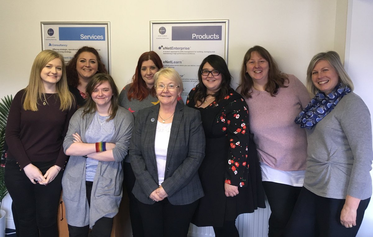 eCom_Learn's tweet photo. To celebrate #InternationalWomensDay we thought we would show you some of the brilliant women who help make eCom a leader in #LearningTechnology, including our inspiring leader, CEO @eCom_Linda #BalanceForBetter #IWD2019 #LearningforScotland #Leadingtheway https://t.co/BFrcJSxq3X