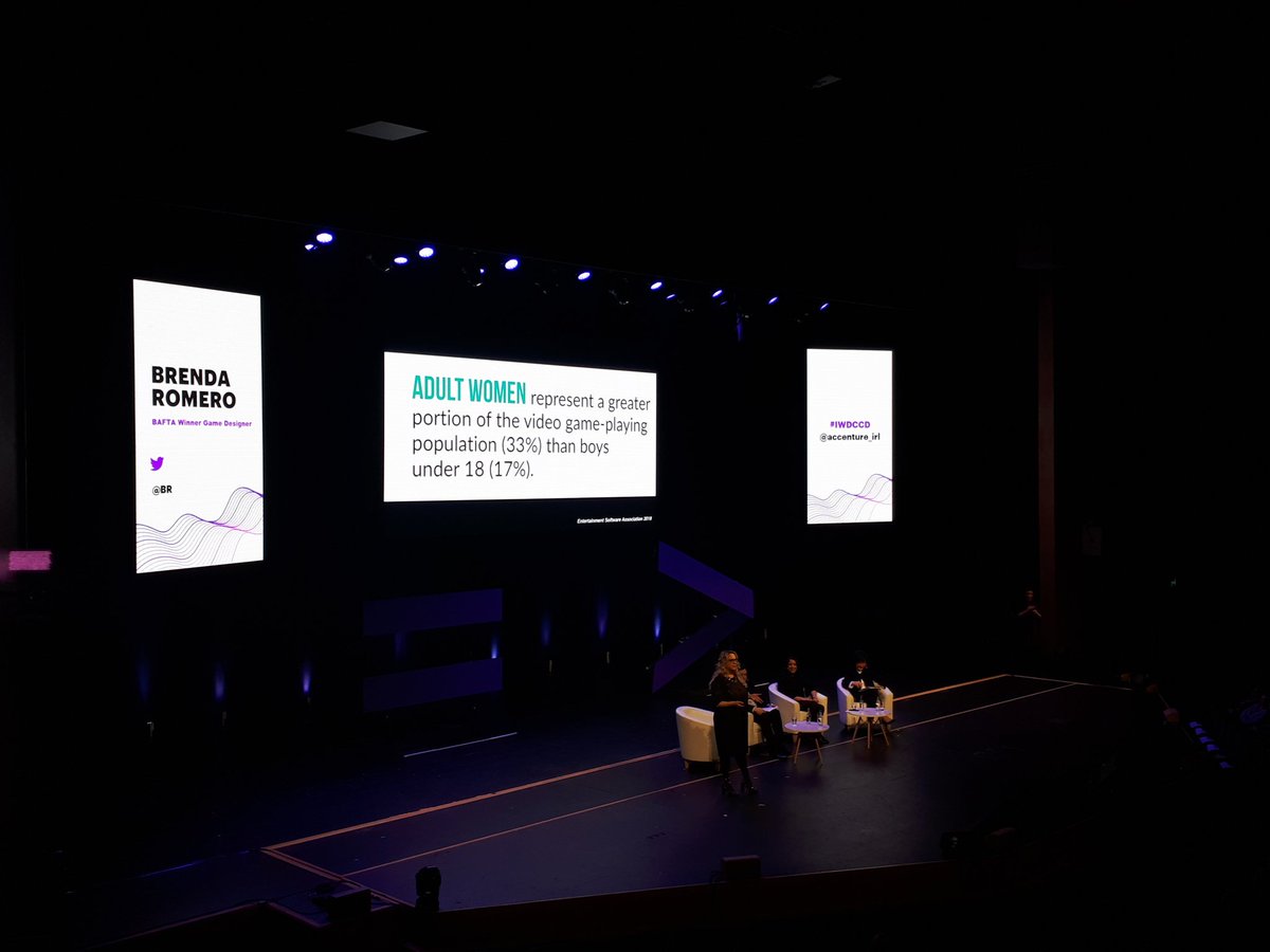 Shlawlor's tweet photo. Loving @Accenture_Irl Getting to Equal event. Highlights are @br and @kathysheridanIT Such inspiring women. And also gas! #InternationalWomensDay https://t.co/aAHmZdMsZ1