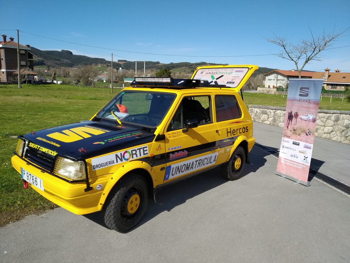 2019Raid's tweet image. Ahora sí que sí, en el Jarama! A disfrutar!!  #pandaraid2019 #pandaraid Gracias a los patrocinadores! @tuSEAT @grupohercos  @Glasurit_com @unomatricula  #droguerianorte #realizasteel #kronosbike #dronesteel #roser #carnicerialarobleda @pandaraid19