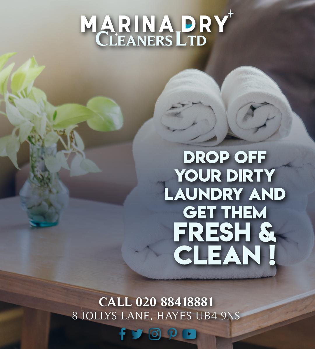 Drop off your dirty laundry and get them clean and fresh! ✨
Call us on 020 8841 8881.

#dry #cleaner #super #wash #clothes #drycleaning #thelaundryqueen #drycleaners #fresh #clean #cleanlaundry #dryclean #womanpreneur #laundry #UK #UnitedKingdom