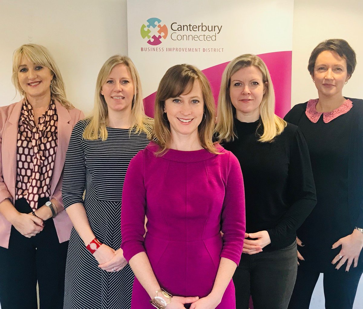 CanterburyBID's tweet image. On #InternationalWomensDay we thought a #Canterbury BID team photo might be a appropriate! #girlpower