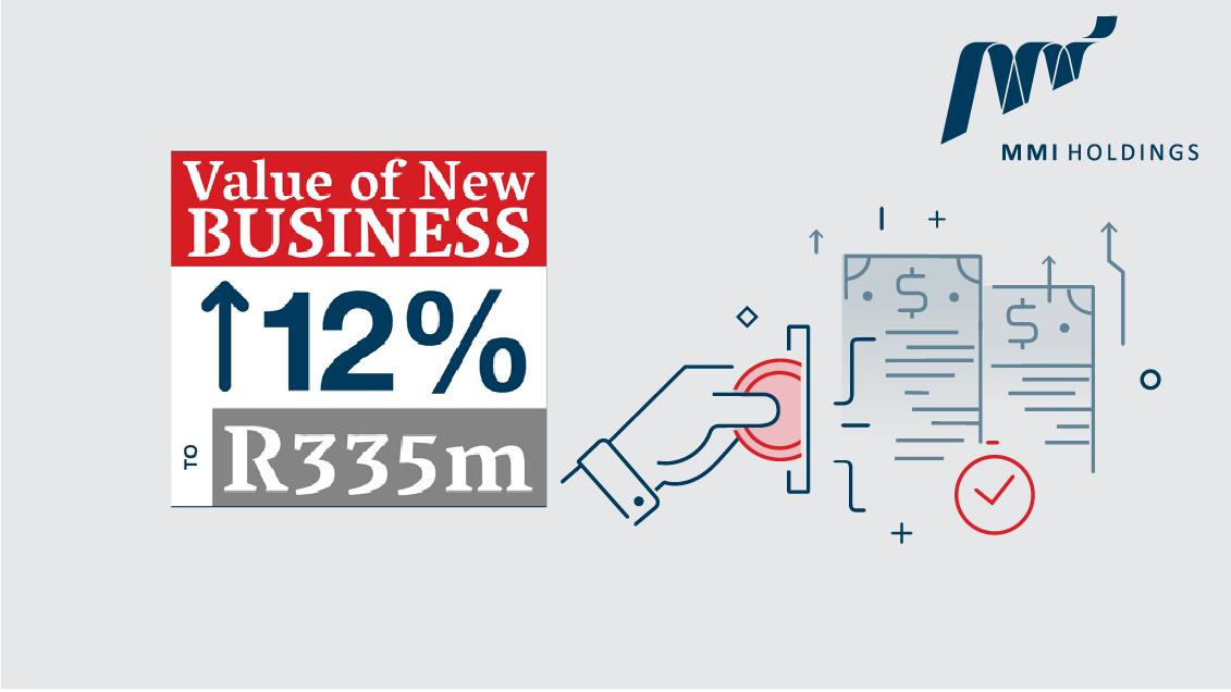 MomentumGroupZA's tweet photo. More good news – value of new business increased by 12% to R335m and dividends to be reinstated to 35 cents per ordinary share. 
#MMIResults2019 https://t.co/ziGYrXYhbY