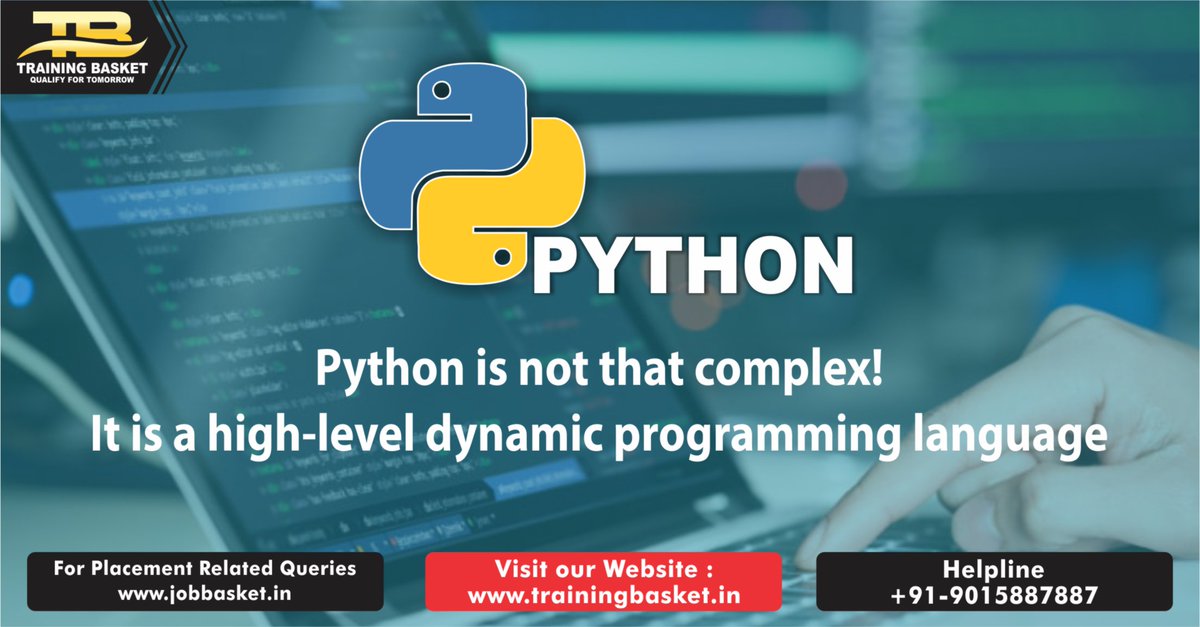 digitalrajnegi's tweet image. #Python Interview Questions: bit.ly/2S2kXOR
Todays Call Now!!!!
Training Basket Helpline Number 9015887887
#pythoninterview #pythontraining #Trainingbasket