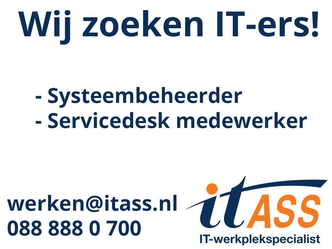 ➡️ Ben jij op zoek naar een uitdagende functie in de IT? Wij zijn een groeiende IT-organisatie in Emmen en op zoek naar ambitieuze collega’s.

itass.nl/itass/werken-b…