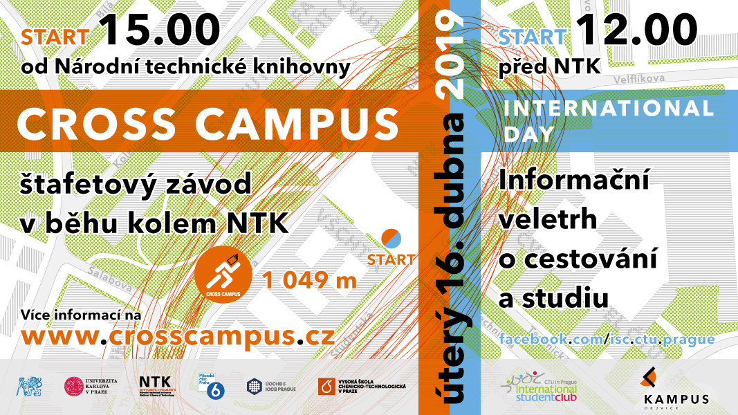 ntkcz's tweet photo. Spustili jsme registraci na 5. ročník štafetového běhu studentů i zaměstnanců všech institucí a škol Kampusu #Dejvice. Přihlaste se na Cross Campus 2019 ➡️https://t.co/UvVH5zcZFu #techlib #registrace #CC2019 #Cross #Campus https://t.co/FSoyDsdVYi