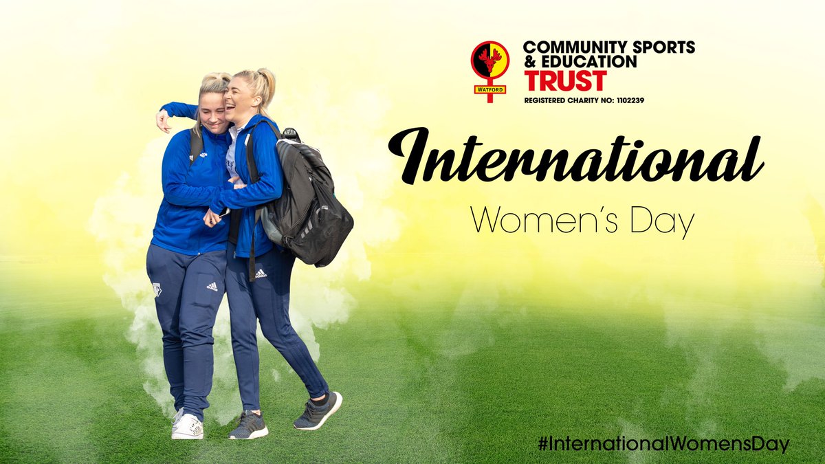 WFCTrust's tweet photo. Happy #InternationalWomensDay to all you wonderful ladies out there! 

#newprofilepic #watfordfc https://t.co/y7uCp96QyM