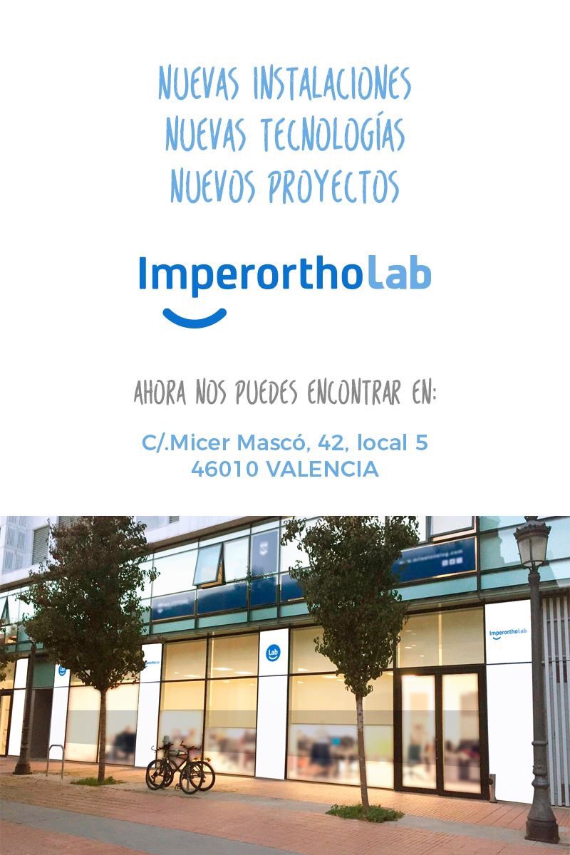 En Imperortho Lab avanzamos con toda la ilusión para ofreceros el mejor servicio. Os esperamos en nuestras nuevas instalaciones en C/. Micer Mascó, 42 - local 5 - Valencia