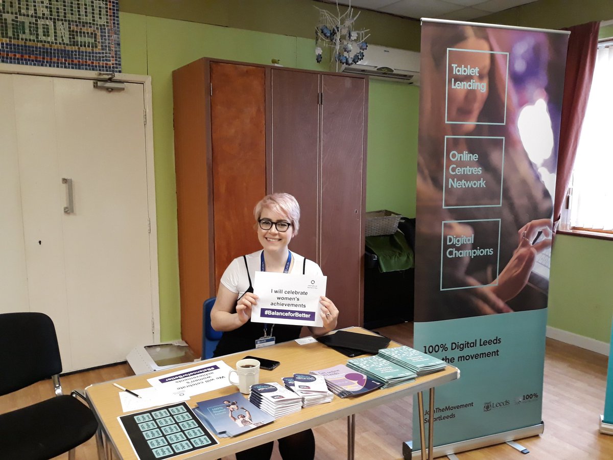 Celebrating International Womens Day with @leedslibraries @ArmleyHH @OneYouLeeds @LCC_Employment #leedsiwd2019 #BalanceForBetter