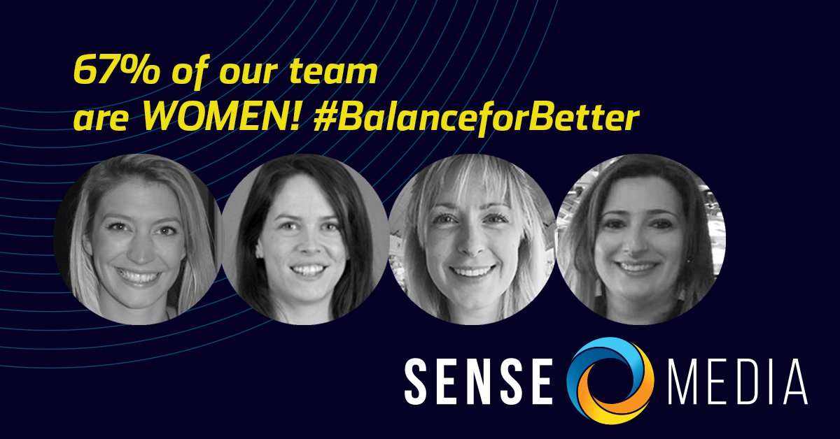 We're proud to support #InternationalWomensDay here at Sense Media #BalanceforBetter #girlpower #IWD2019