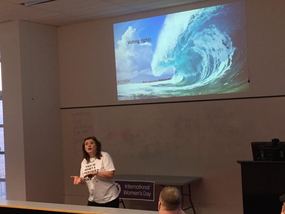madelinemcalee's tweet photo. Happy #IWD. Great event in LIT yesterday - ‘This What a Feminist Looks Like’ #TIWAFLL Thanks @lisascottpsych, @AppSocScs_LIT and to the President of LIT for supporting the event and wearing the T-shirt. Thanks to @havenhorizons for organising the t-shirts. https://t.co/Jxpt3t0CmS