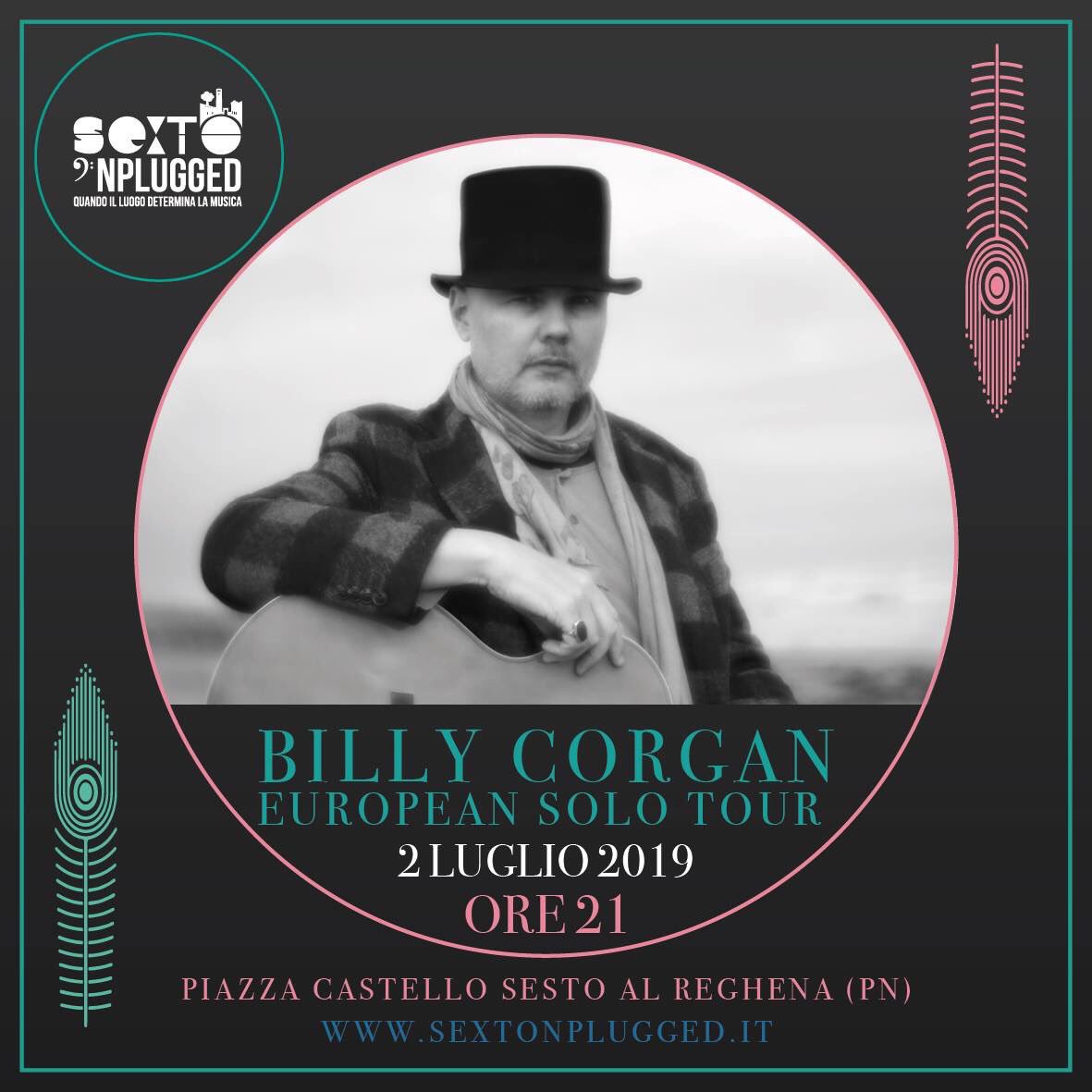 SECONDO ANNUNCIO: BILLY CORGAN - 2 LUGLIO 💣

Il leader degli The Smashing Pumpkins ha scelto il palco di Sexto’Nplugged per farci rimpiangere gli anni '90❤️

🎫 Prevendite attive su Ticketone e Ticketmaster.it da lunedì 11 marzo, dalle 11.00 - 35euro+dp - #staywithus🦚