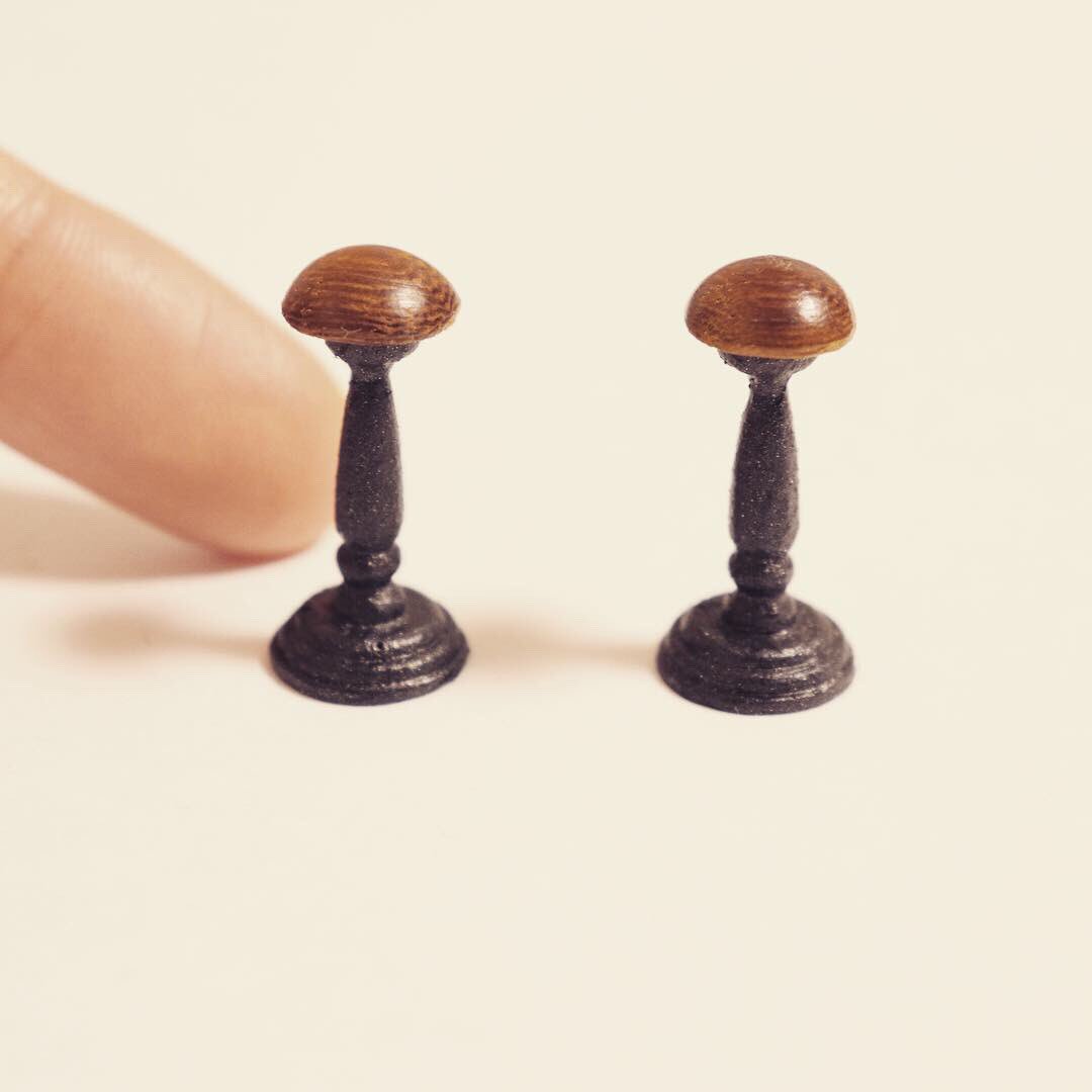 アンティーク風のハットスタンド作りました👒 下の所アイアンっぽく