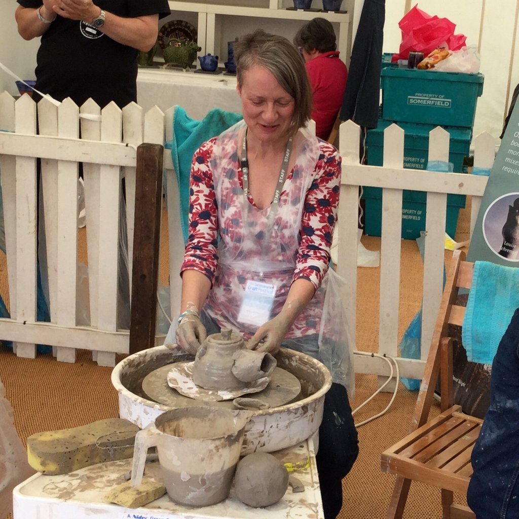 For #InternationalWomensDay we’re celebrating our amazing director Tessa Stone who’s been a great advocate: happy to turn her hand to anything &amp; in good humour too! At the Guild for just a year she’s already made her mark, inspiring staff &amp; Members to spread the love for #craft