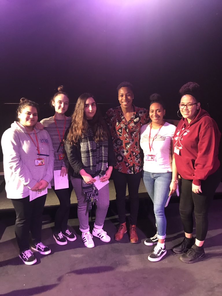 KingsmeadSixth's tweet photo. Our ladies were star struck meeting professional boxer Cherrelle Brown! #StrongWomen #ChallengingStereotypes #RoleModel #InternationalWomansDay https://t.co/GDCL9BWW2K