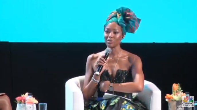 #LWS2019KZN: “New wealth for me means giving back. Giving back is WEALTH” - Supermodel and philanthropist <a href="/NaomiCampbell/">Naomi Campbell</a> speaking at the Forbes Africa Leading Women Summit in Durban, South Africa. #DOKZN