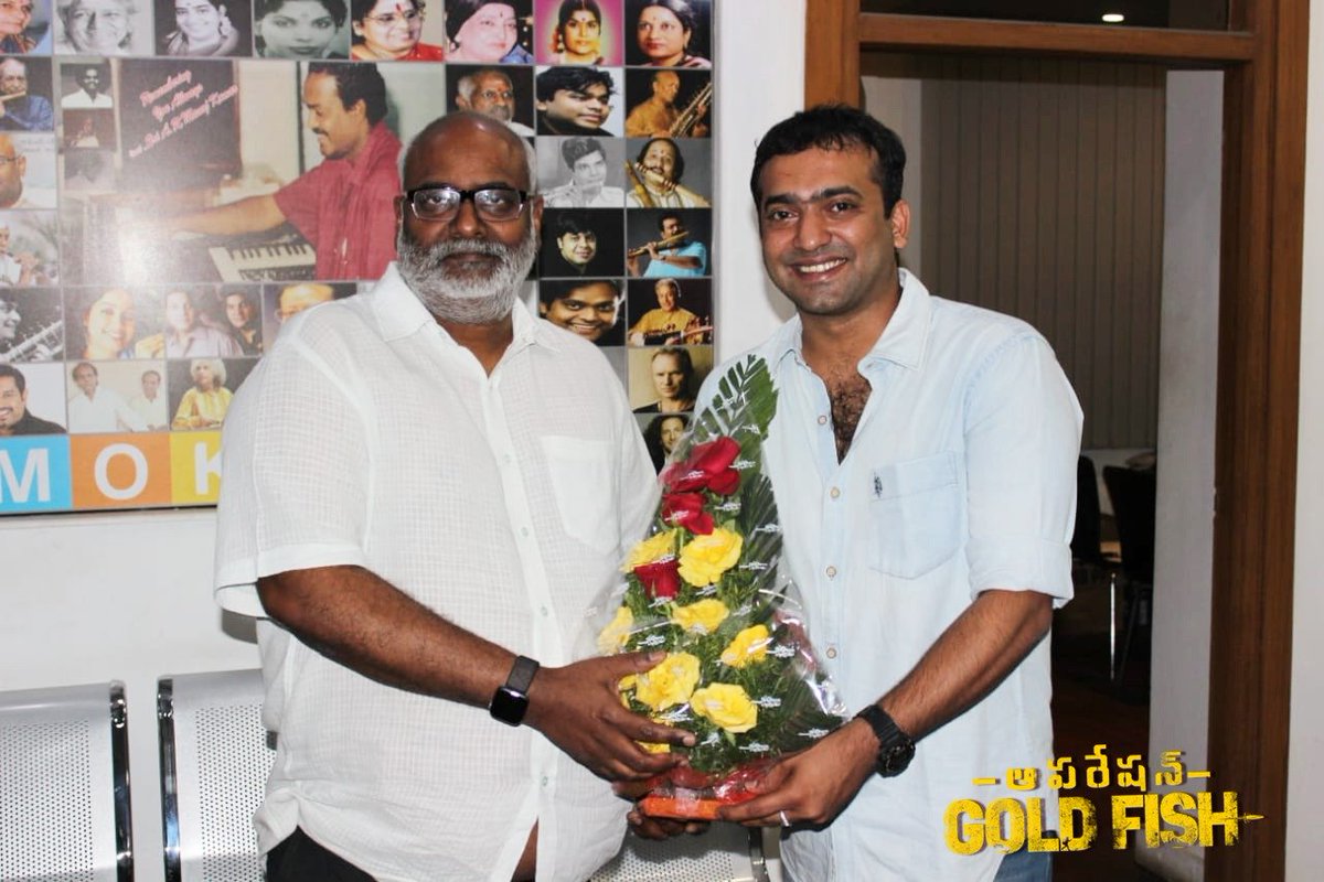 igtelugu's tweet image. * @mmkeeravaani sings a patriotic song, which comes at an important juncture in #OperationGoldFish 
Penned by @ramjowrites
Music by #SricharanPakala 

A @SaikiranAdivi film

#AadiSaikumar @RickshaRani @nityanaresh @abburiravi @iamkrishnudu 
@adityamusic @1vinayakudu     
#OGF