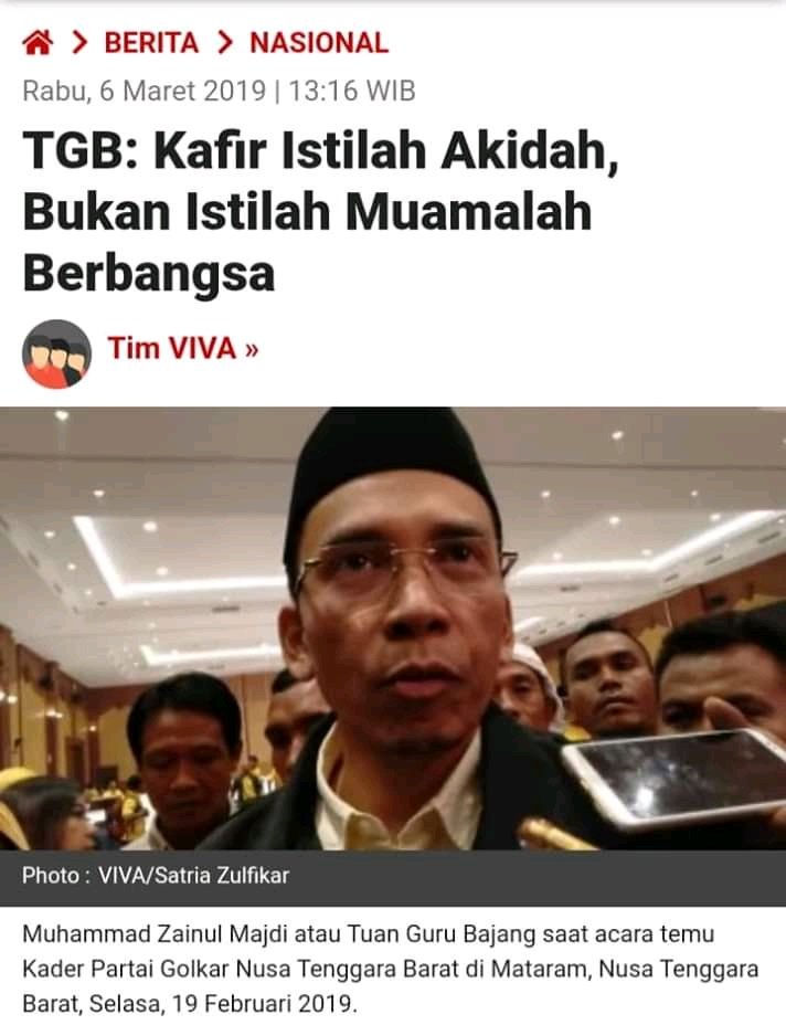 MSyahramadhan's tweet photo. @Restcayah @fullmoon_8668 @tgbID Ehh.. ANJING kampret yg benar ini loh pernyataan TGB https://t.co/HRumiwc5Om