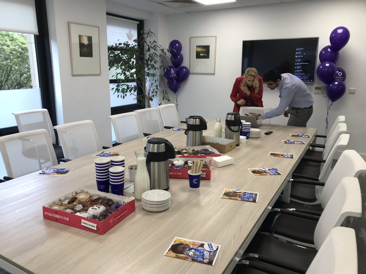 OgierIreland's tweet photo. All set for the @PlanIreland “Because I Am a Girl” coffee morning for International Women’s Day. To donate https://t.co/krppI44PTG #InternationalWomensDay2019 #children’sright #givingback https://t.co/1T5YeMxMwM