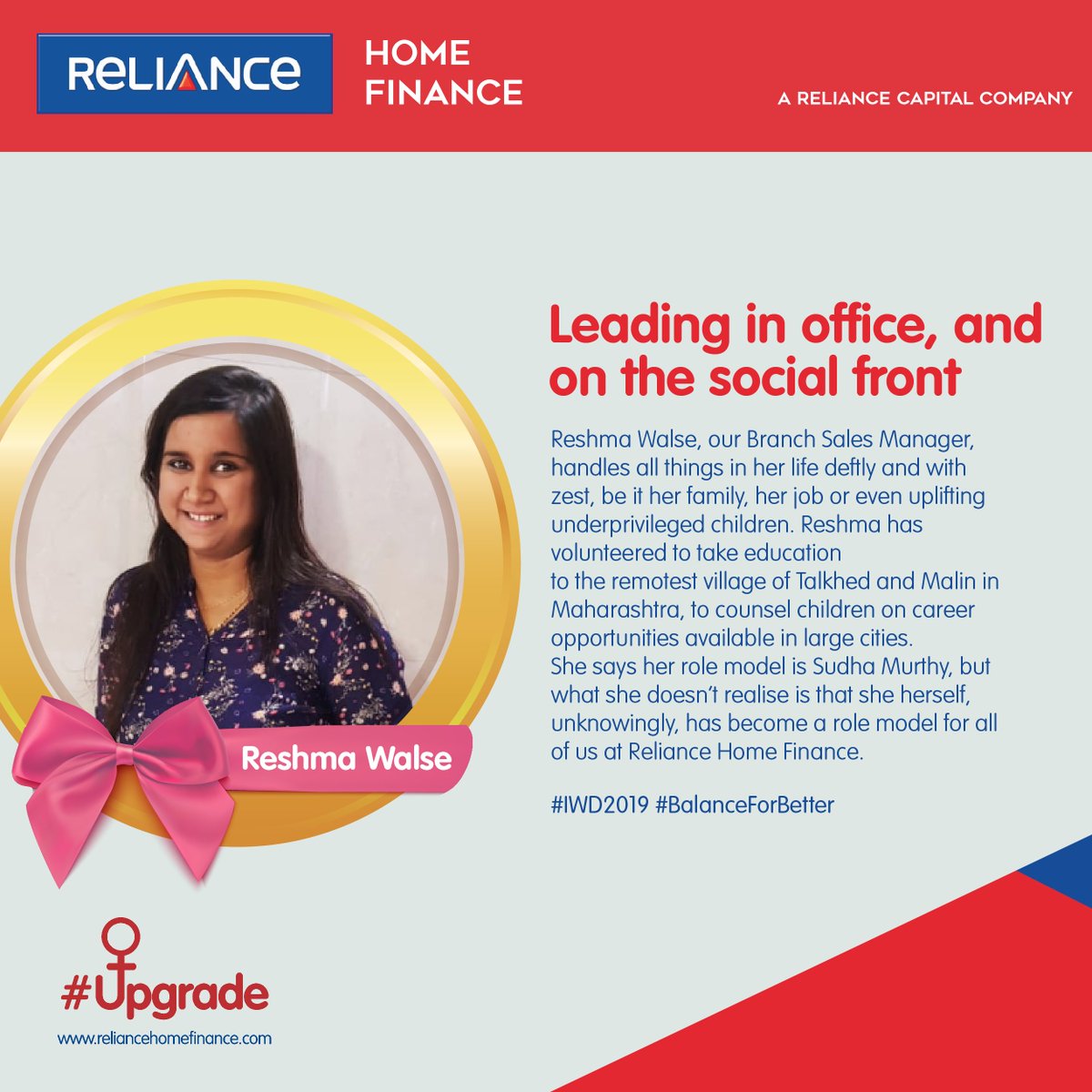 Sudhalkarravi's tweet photo. Change start with the action of one over many. Happy to share two such inspirational stories of our employees on #MakingTomorrowBetter for someone. Priya &amp; Reshma truly imbibes our values &amp; demonstrates it through their actions. 

#MicroChange #IWD2019 https://t.co/8q2P35iuia