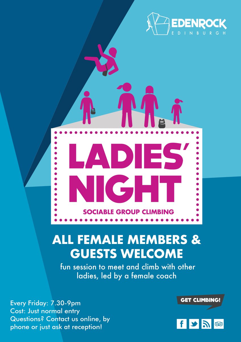 Tonight tonight! Slab climbing with a look at balance and hip flexibility! #climbing #ladiesnight #womenclimb #thatfridayfeeling #scotland #edenrockedinburgh #edinburgh #climbing