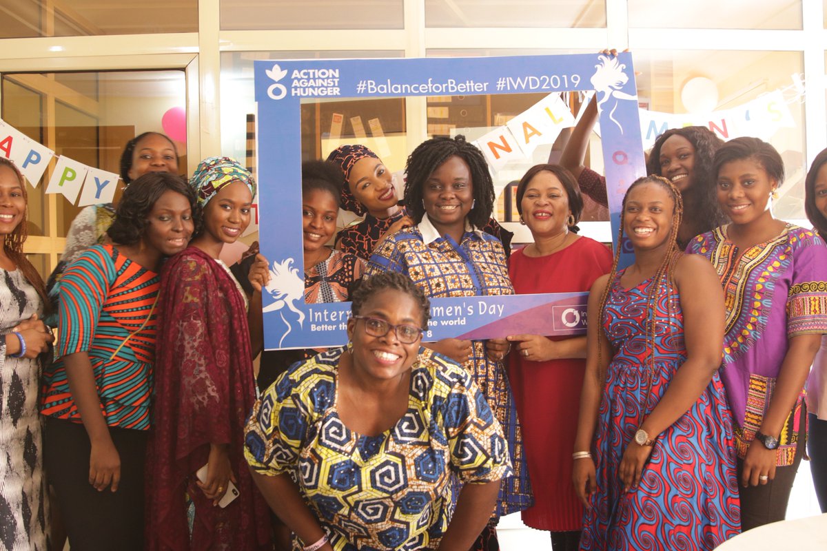 <a href="/ACF_Nigeria/">Action Against Hunger Nigeria</a> is home to some of the most hardworking, talented women. Today, on International women's day, we took out time to celebrate them and to say we appreciate all they do.
#IWD2019 
#BalanceForBetterIWD2019