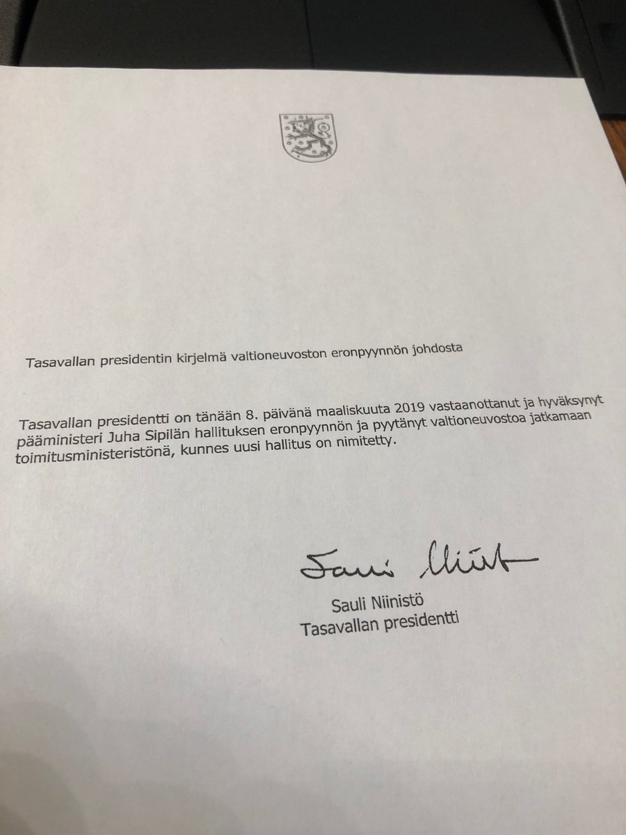 Se on siinä! #sipilä #toivotontaival #hallitusero